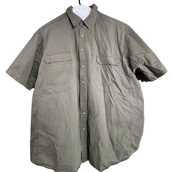 Roundtree & Yorke Other - Roundtree & Yorke Shirt Mens 3XT Short Sleeve Outdoor Button Pockets Casual